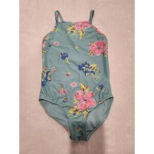 Gap Girls Floral Swimsuit Sz 4